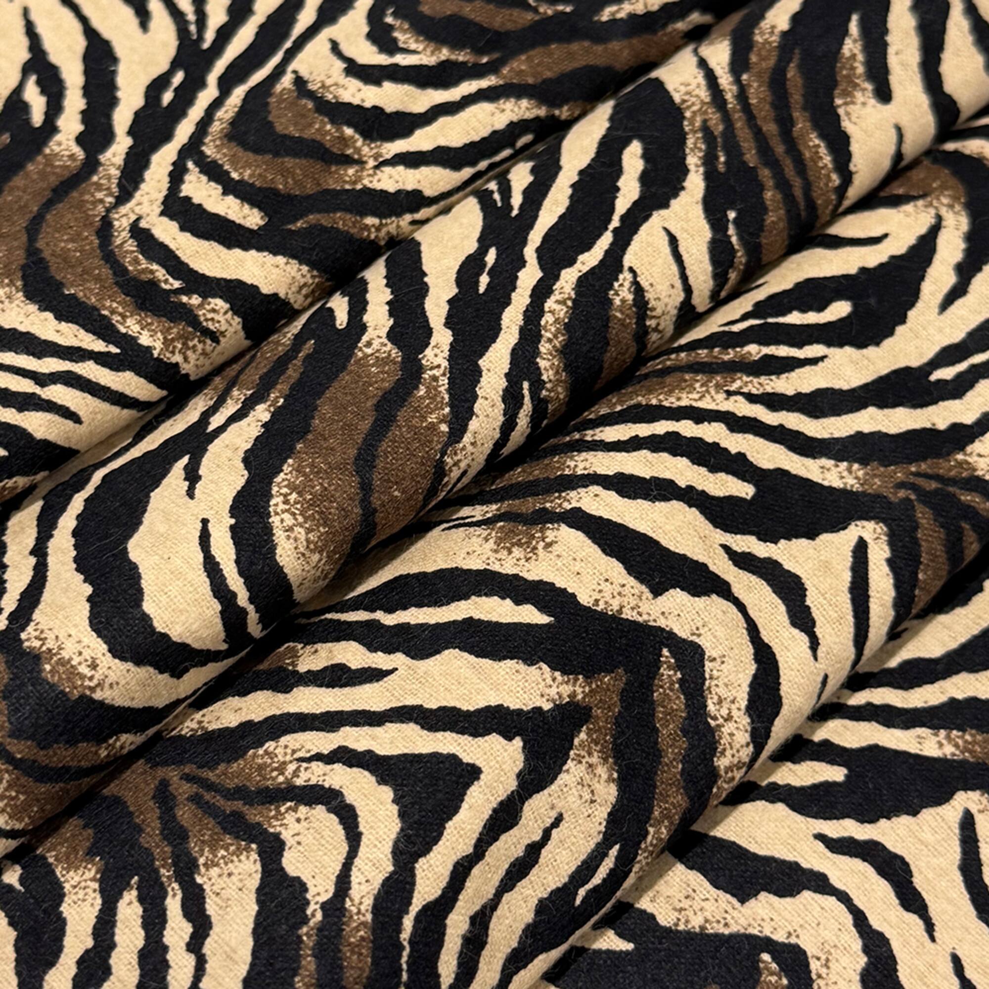 Feldman Tiger Print Cotton Flannel